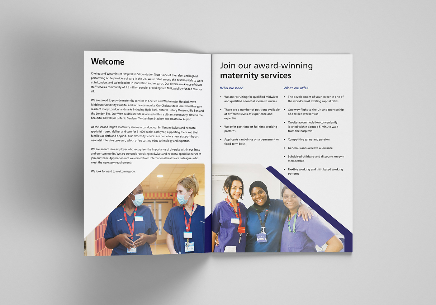 a4 A4 brochure Advertising  Booklet brochure design design graphic design  marketing   NHS England template