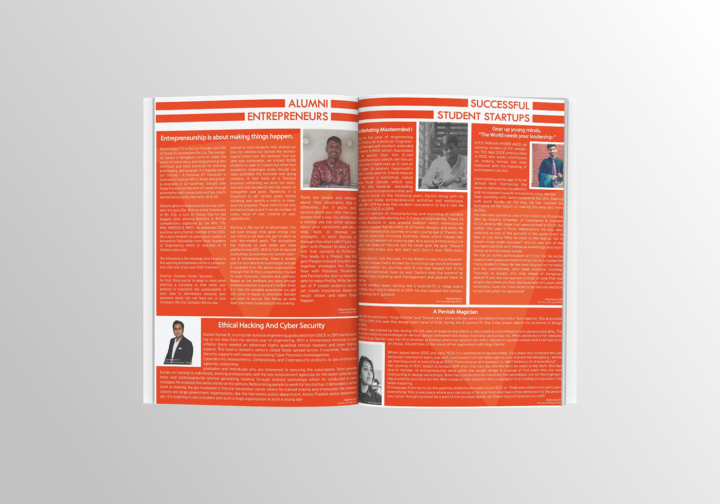 Annual Newsletter book graphic design  Illustrator magazine newsletter print