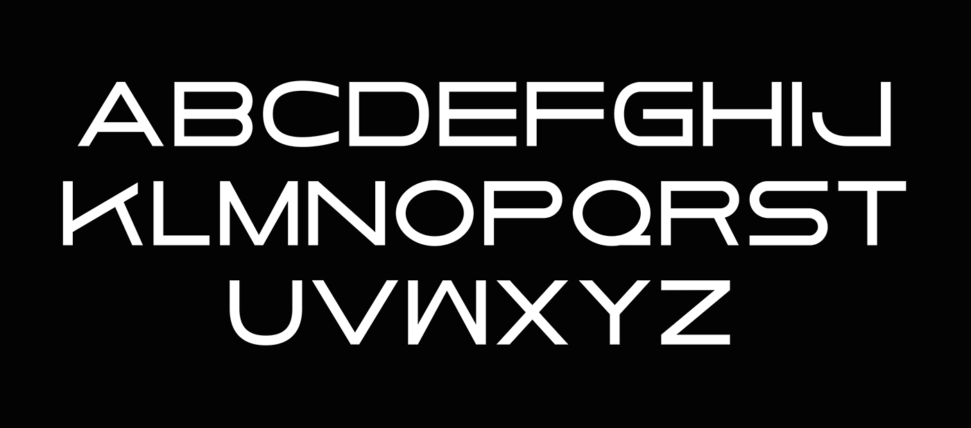 black bold font thin type Typeface Menes grotesk sans serif