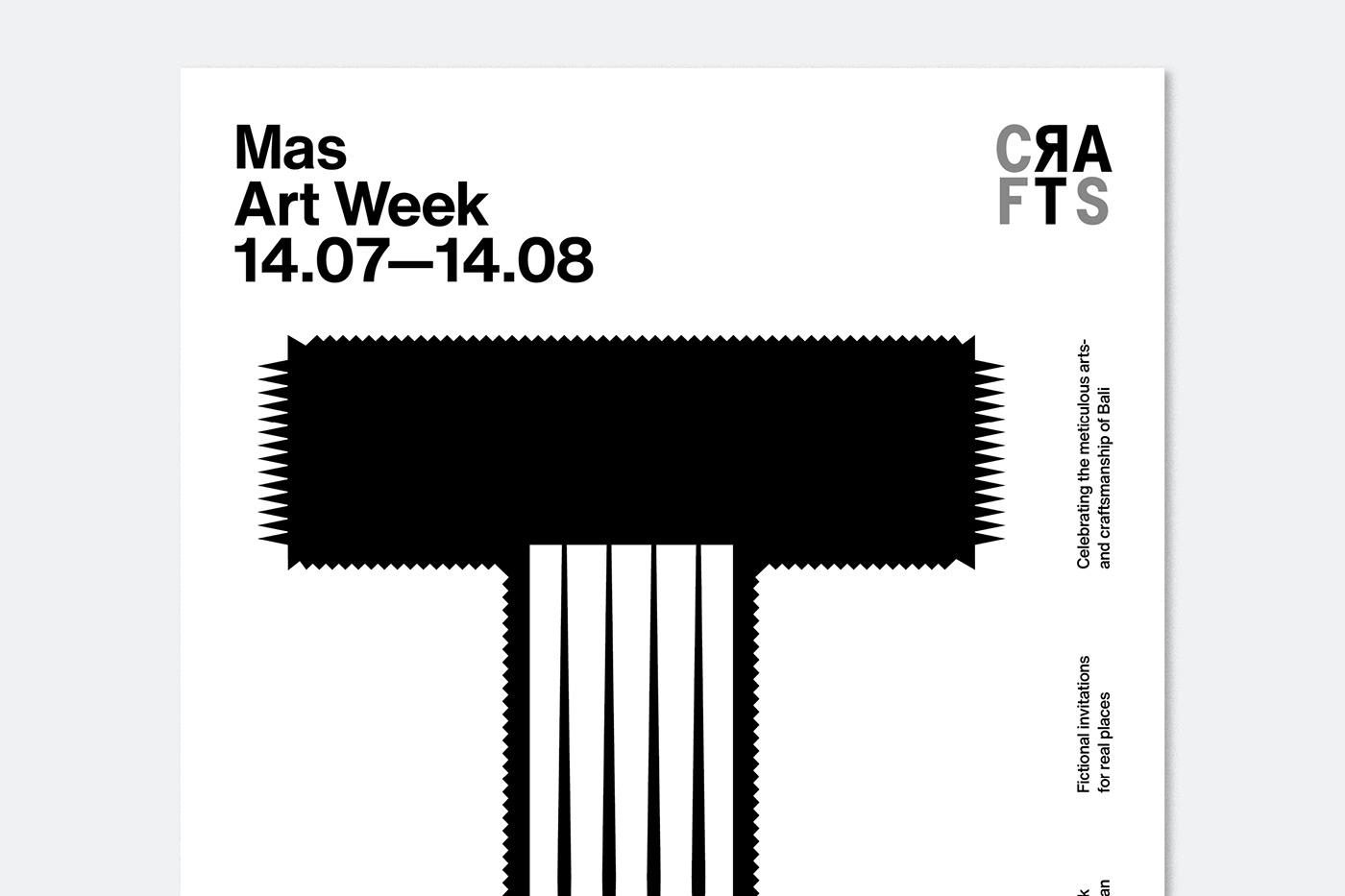 bali art poster series design Travel Custom week