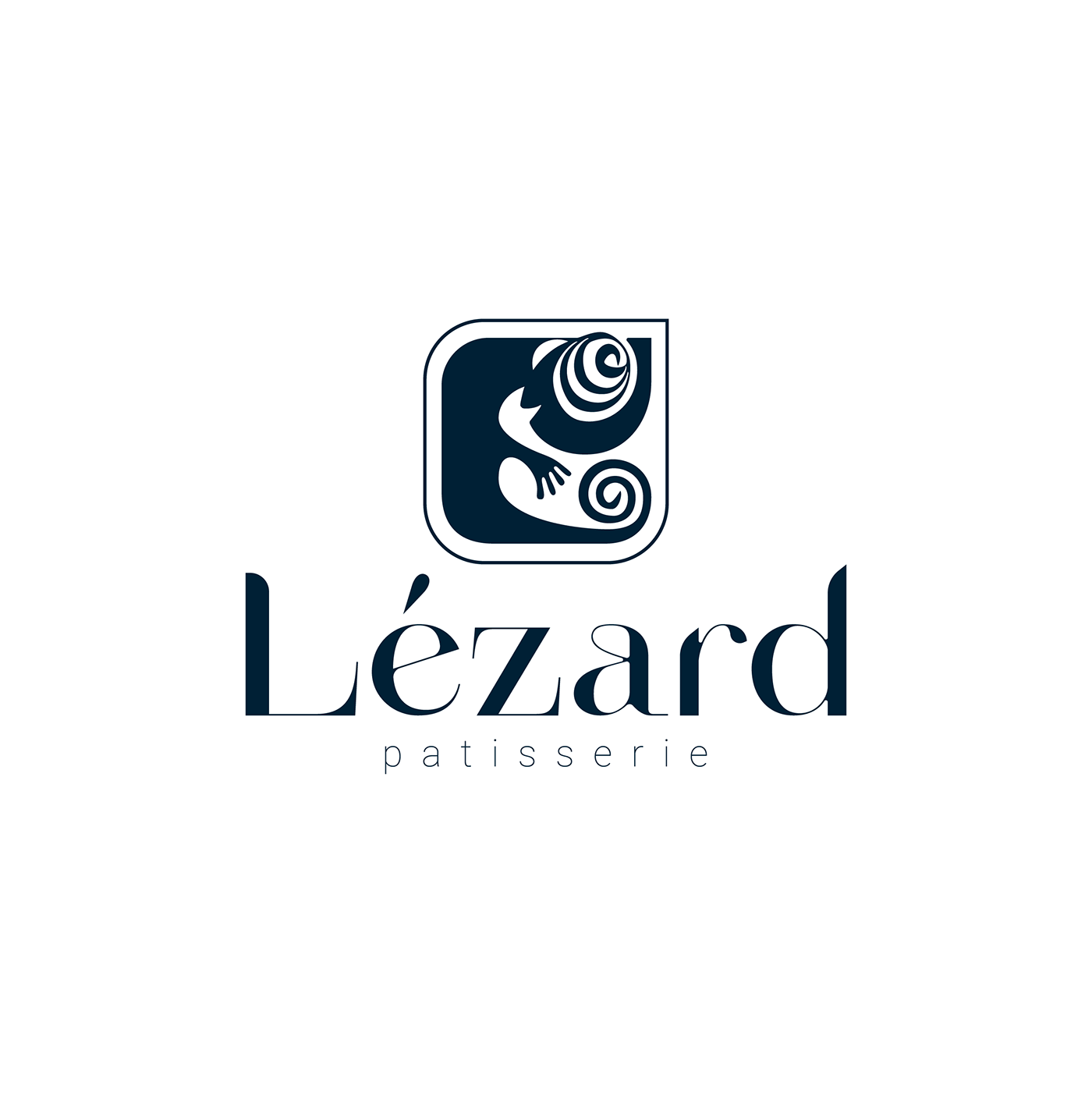 brand bulangerie ID lezard lizard logo package Patisserie Rebrand tshirt