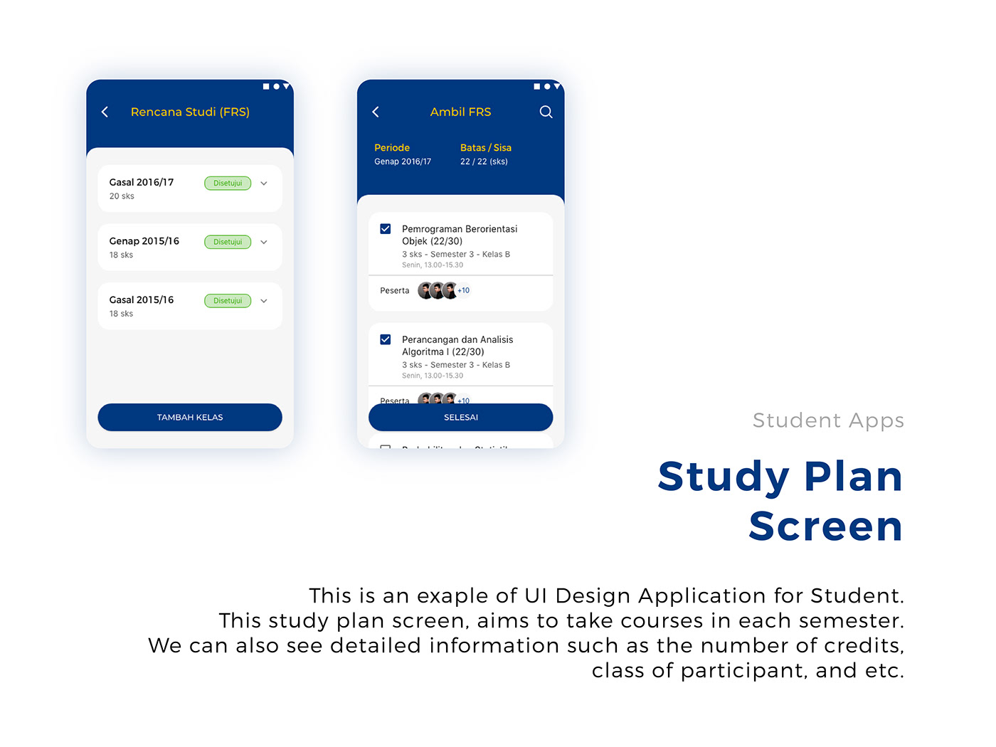 UI/UX Design ui design UX design UI/UX Case Study Education campus student lecturer mobile