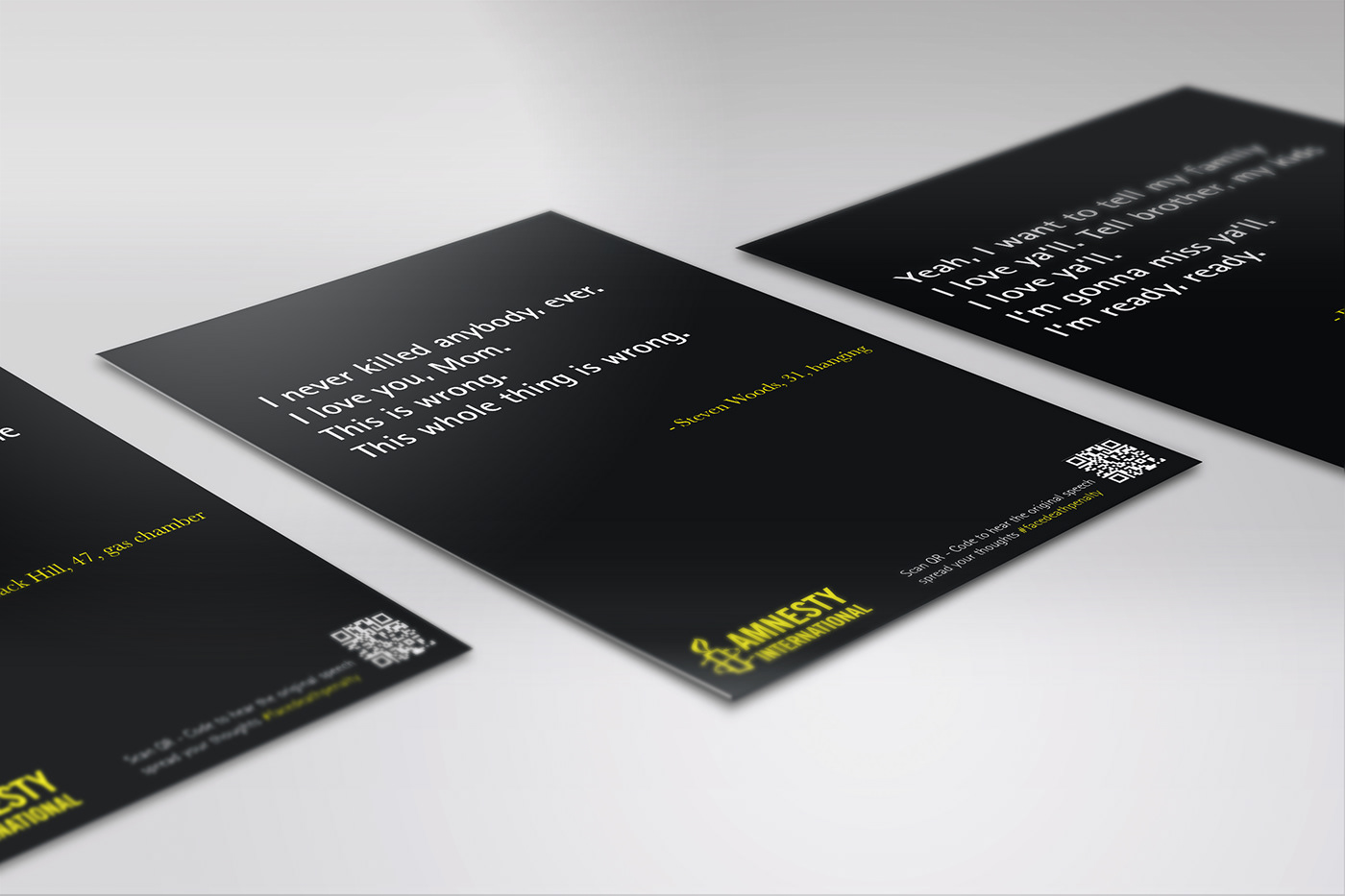 death penalty campaign amnesty International Schools Project Original Quotes