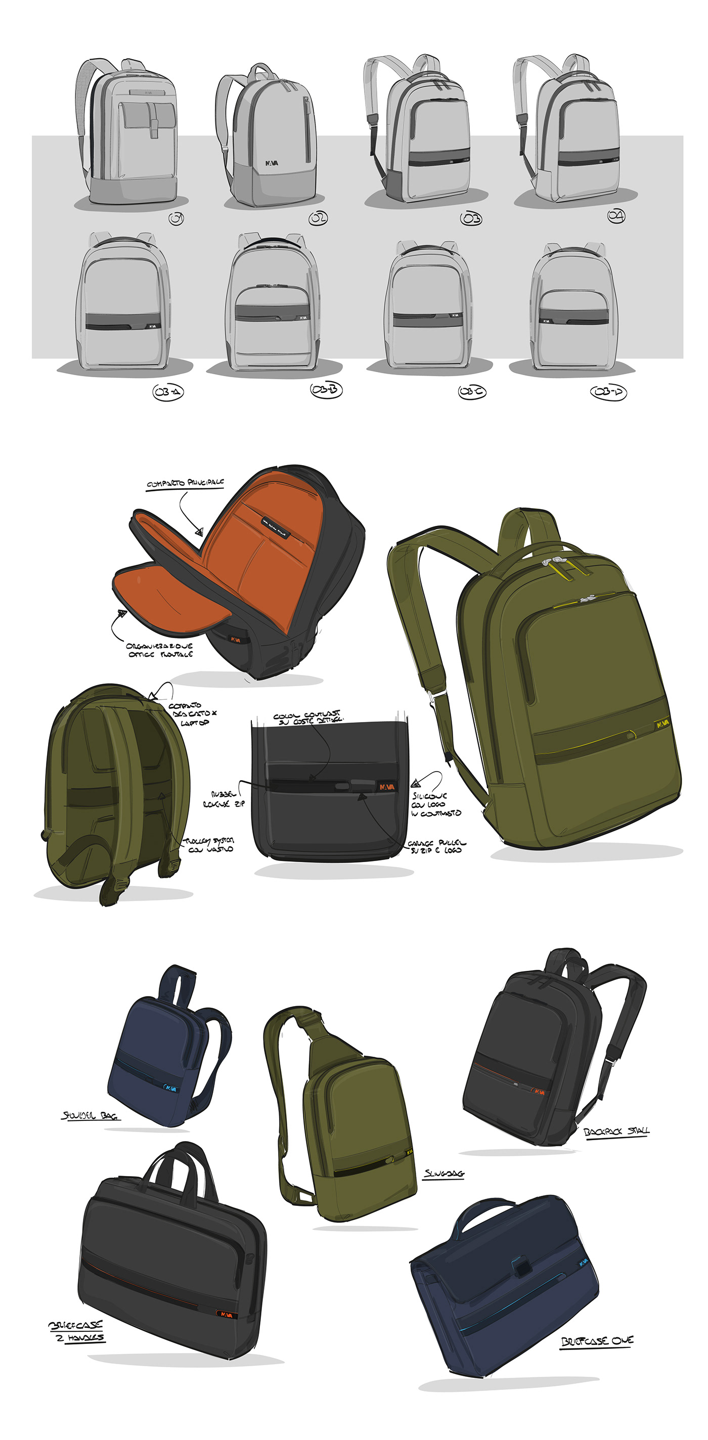 accessories backpack bag design Fashion industrial design leather product design softgoods textile