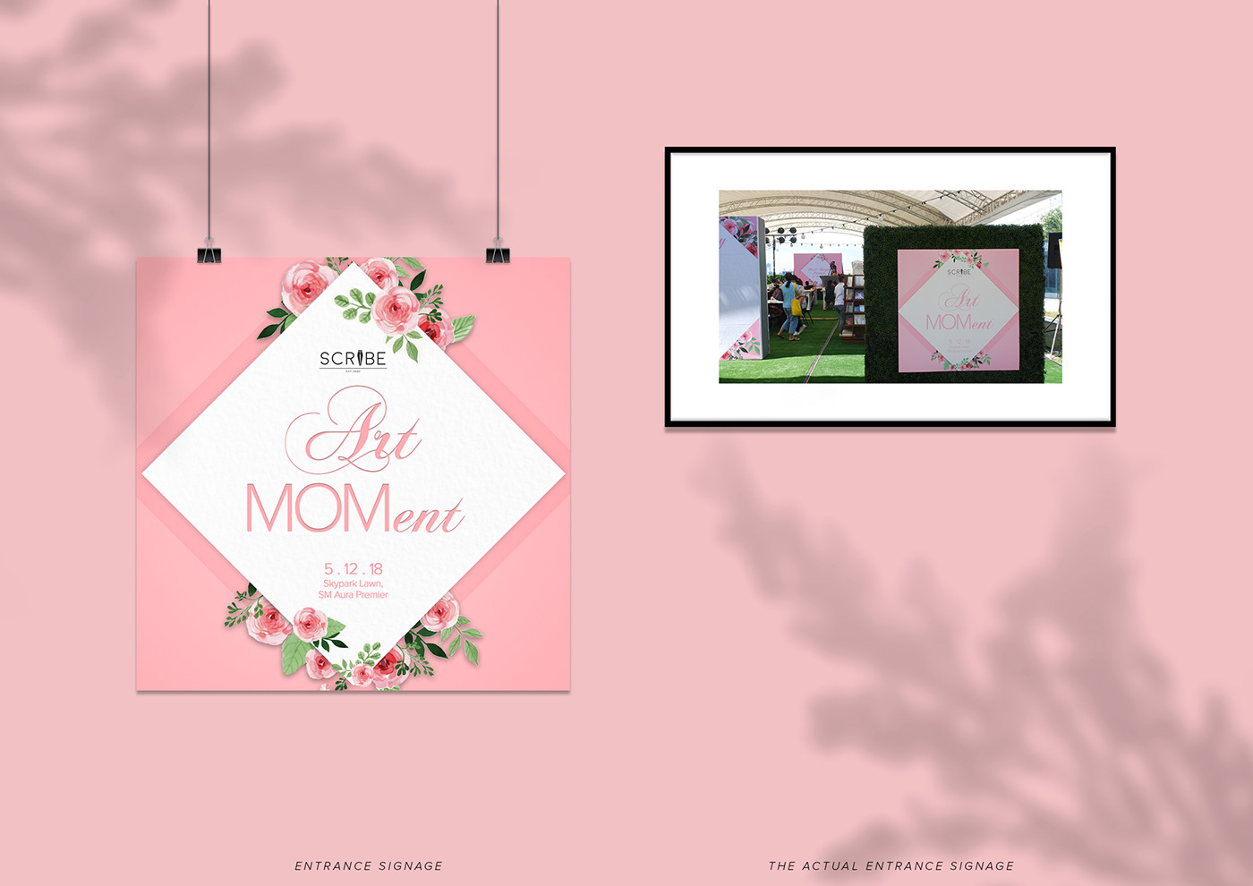 aesthetic clean layout Event Theme minimalist Mockup Mother's Day mother's day theme Poster Design promo poster Marketing collateral