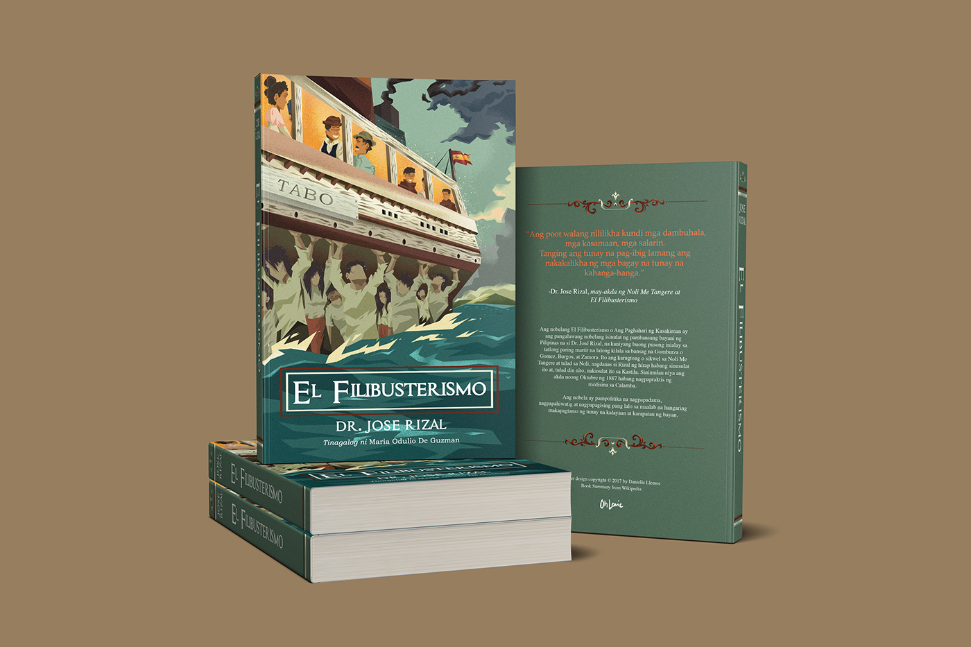 El Filibusterismo book cover ILLUSTRATION  novel cover design jose rizal artph philippines thesis adobeawards