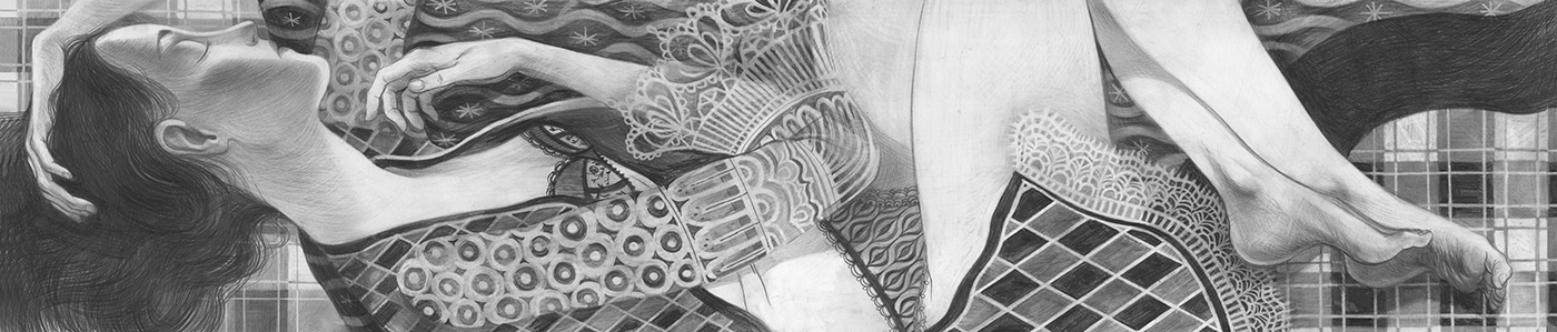 leporello slipbox lingerie women lace Klimt art nouveau Libery sleep Love