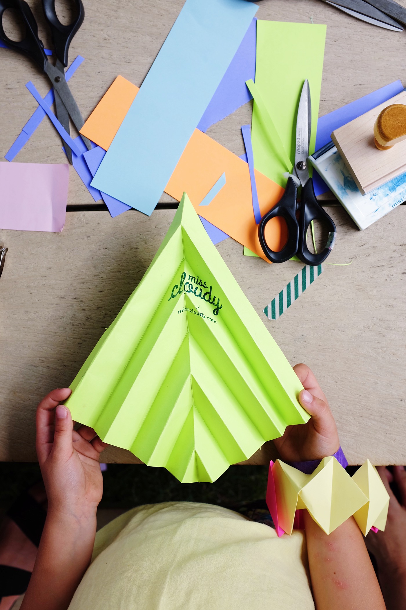 paper Workshop origami  folding atelier DIY
