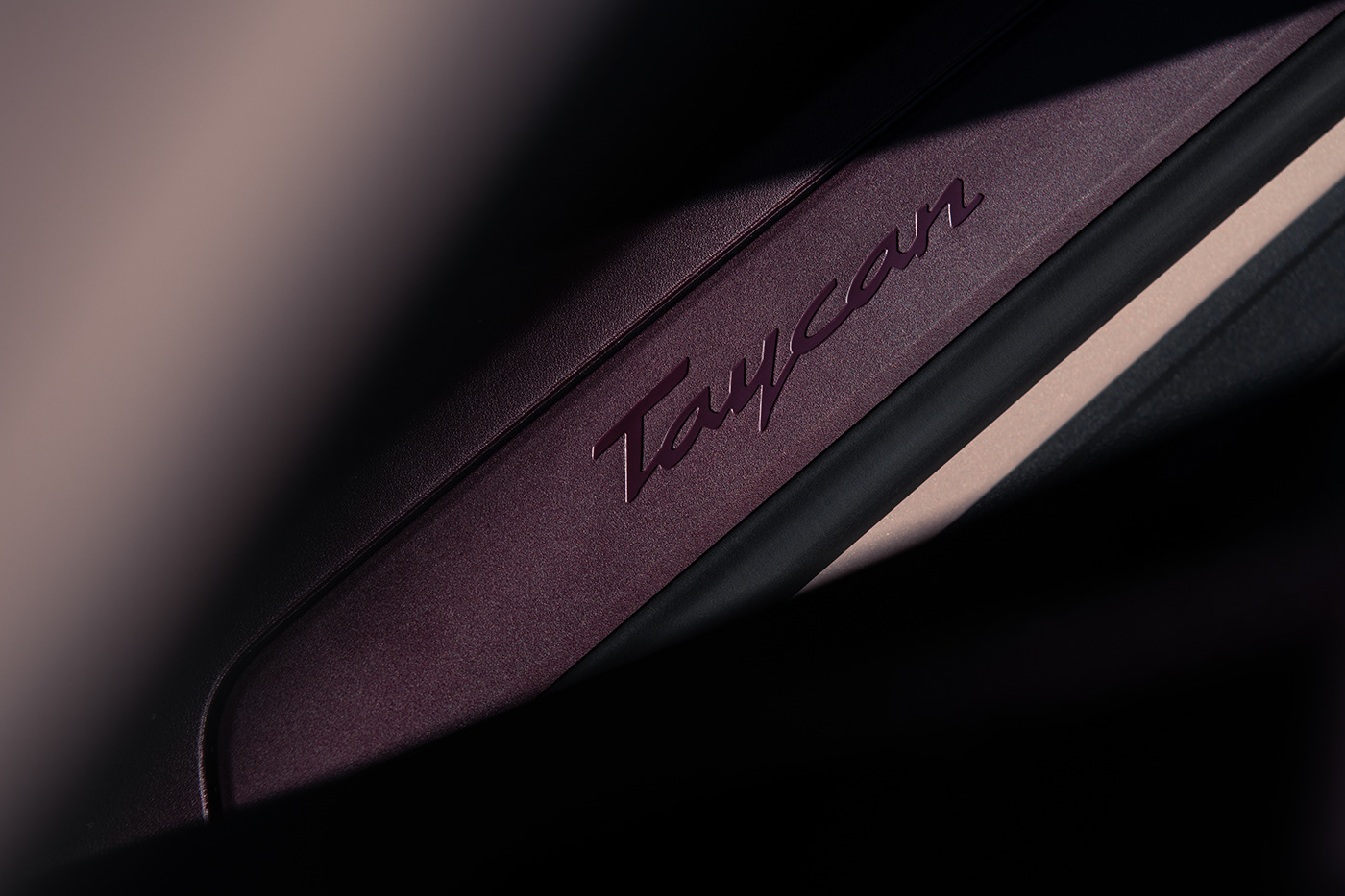 automotive   colors Ocean photographer pink Porsche purple sunlight Taycan turbo
