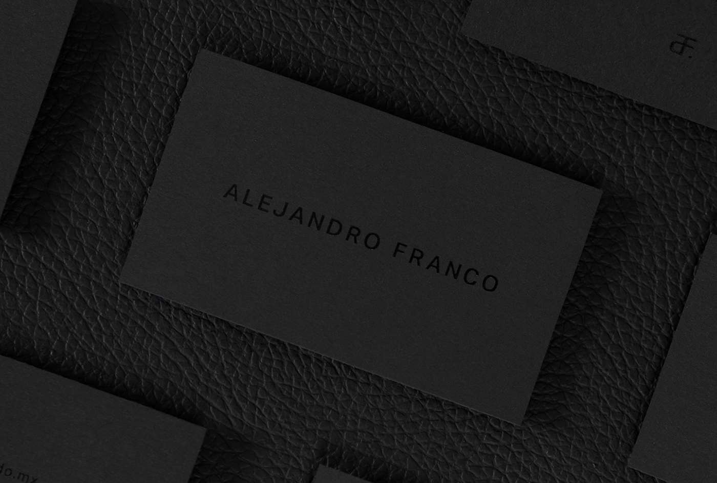 alejandro franco Warp dj identity brand logo symbol mark black night