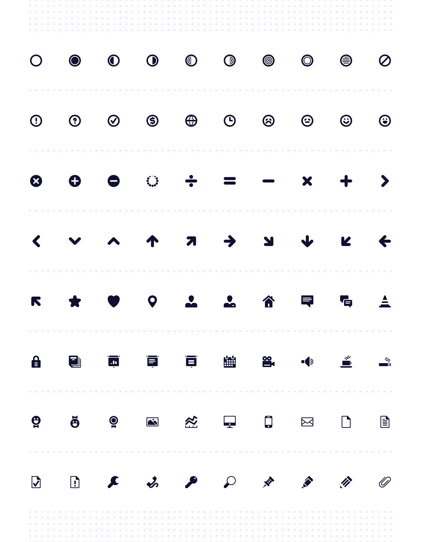 Grid Sixteen Icons on Behance