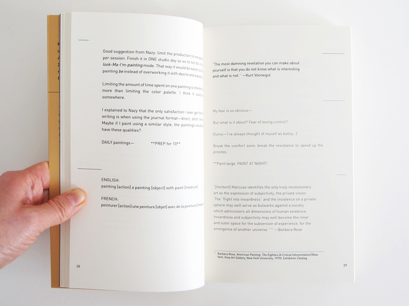 publication design artist book