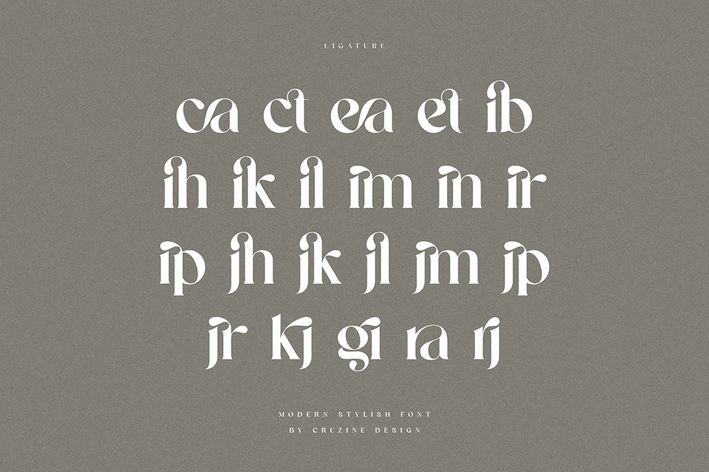 classy font decorative font display font Fashion font ligature font luxury font sans serif type design
