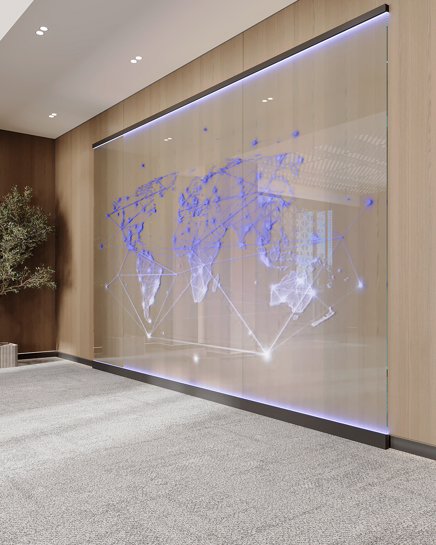 auditory Office Interior design interior design  3D 3ds max Render visualization modern