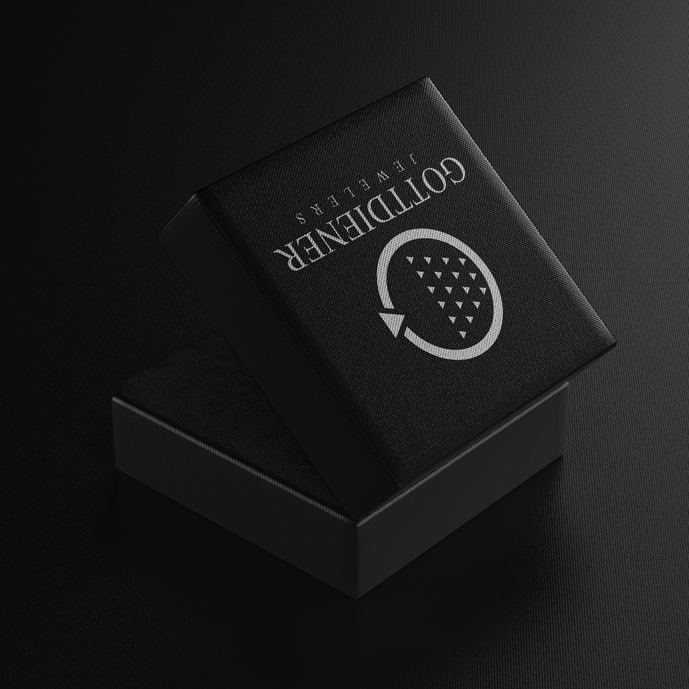 abstract brandidentity diamond  jewelry logo logodesign luxury minimal Monochromatic ring