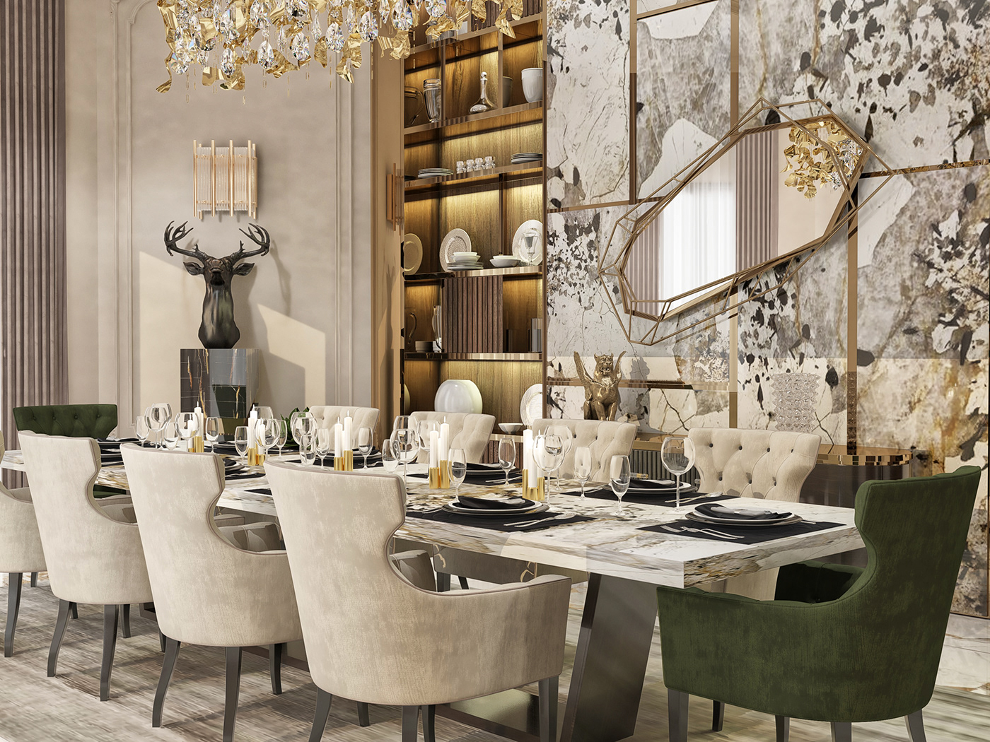 contemporary dining Interior luxury