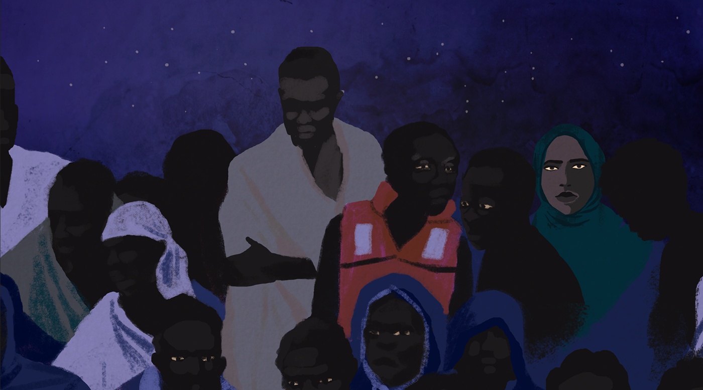 universal Decalaration Human rights udhr GCAlumni Codastory Mediterranean Sea Refugees animation short anniversary