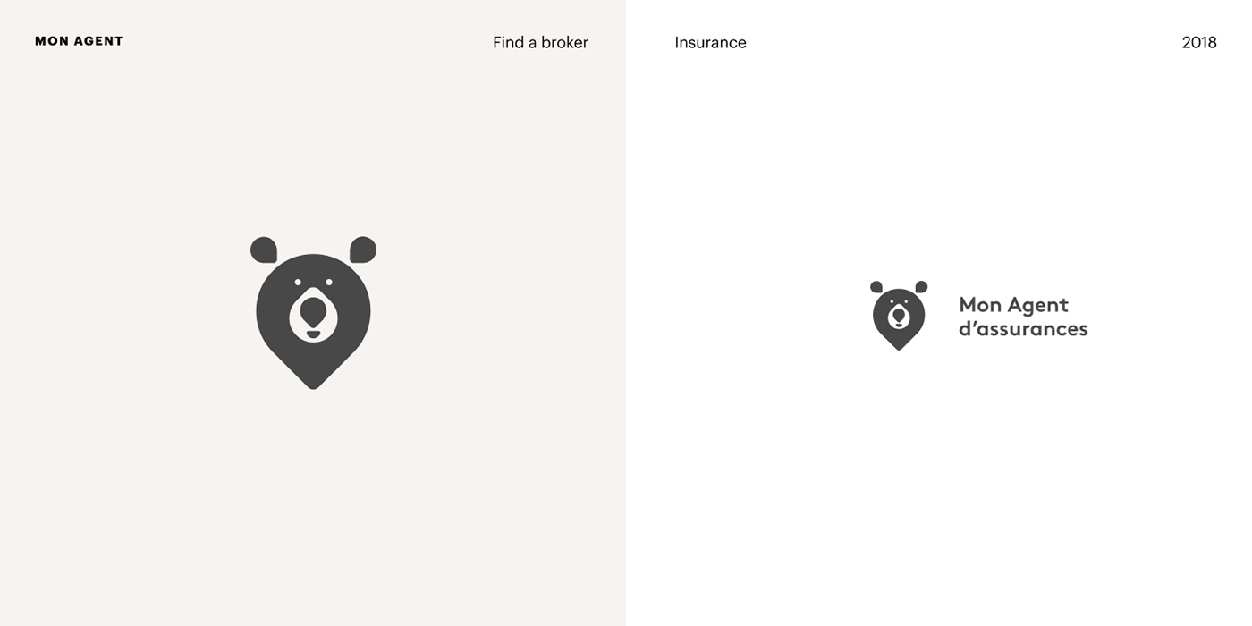 logo logomark Logotype symbols bear Technology Coop insurance arts ai