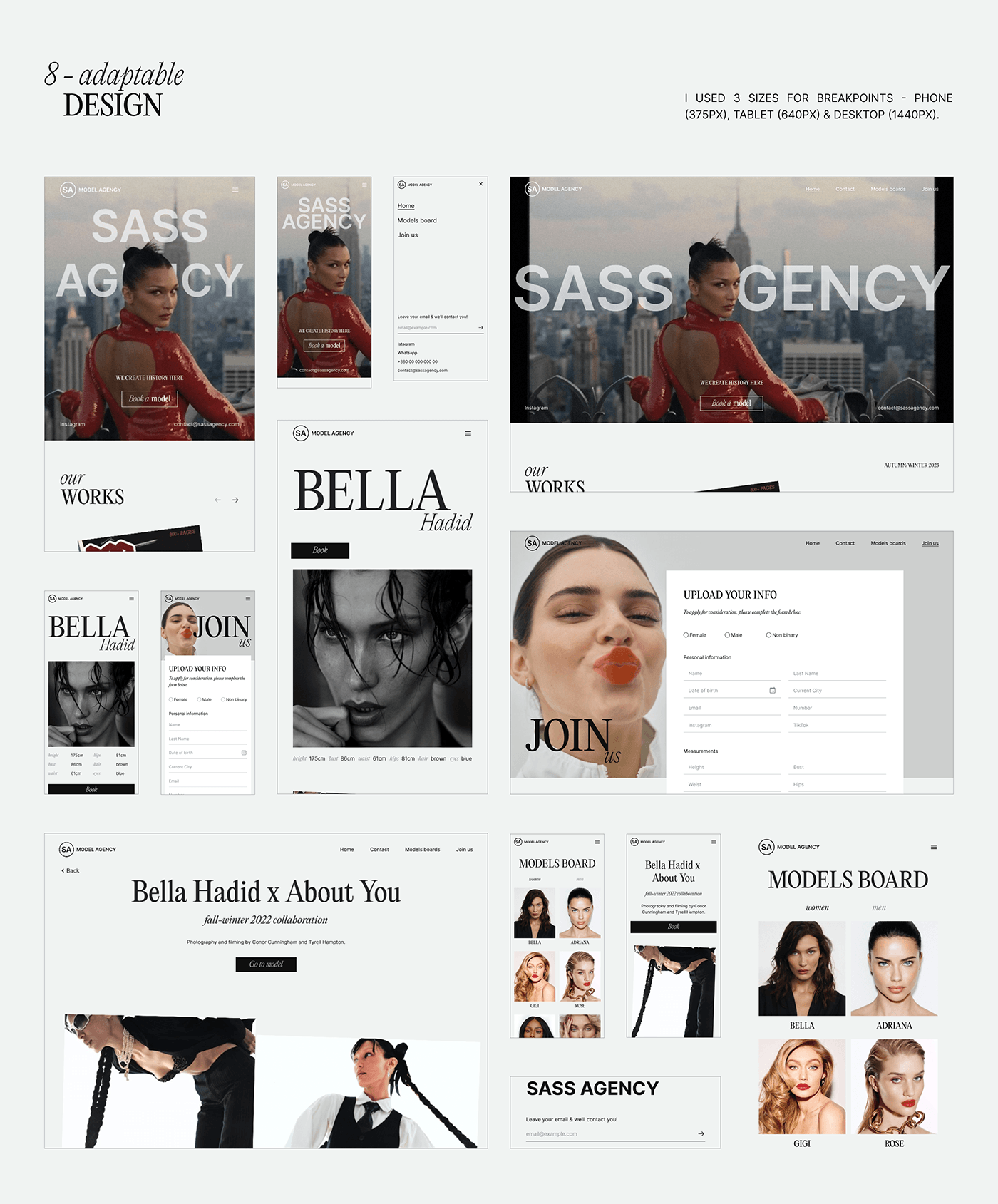 UI/UX ui design Fashion  UI Website Web Design  Figma UX design Case Study modeling