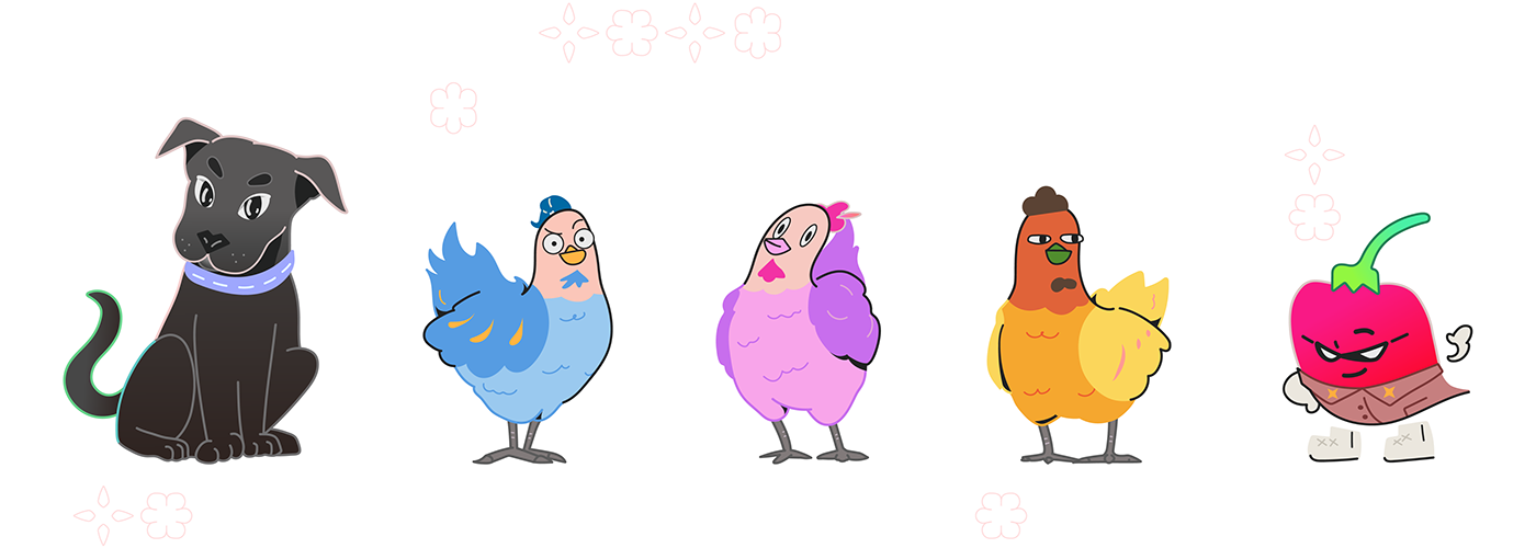 cartoon animation  motion design tv show 2D Animation adobe illustrator Character design  home spicy animals