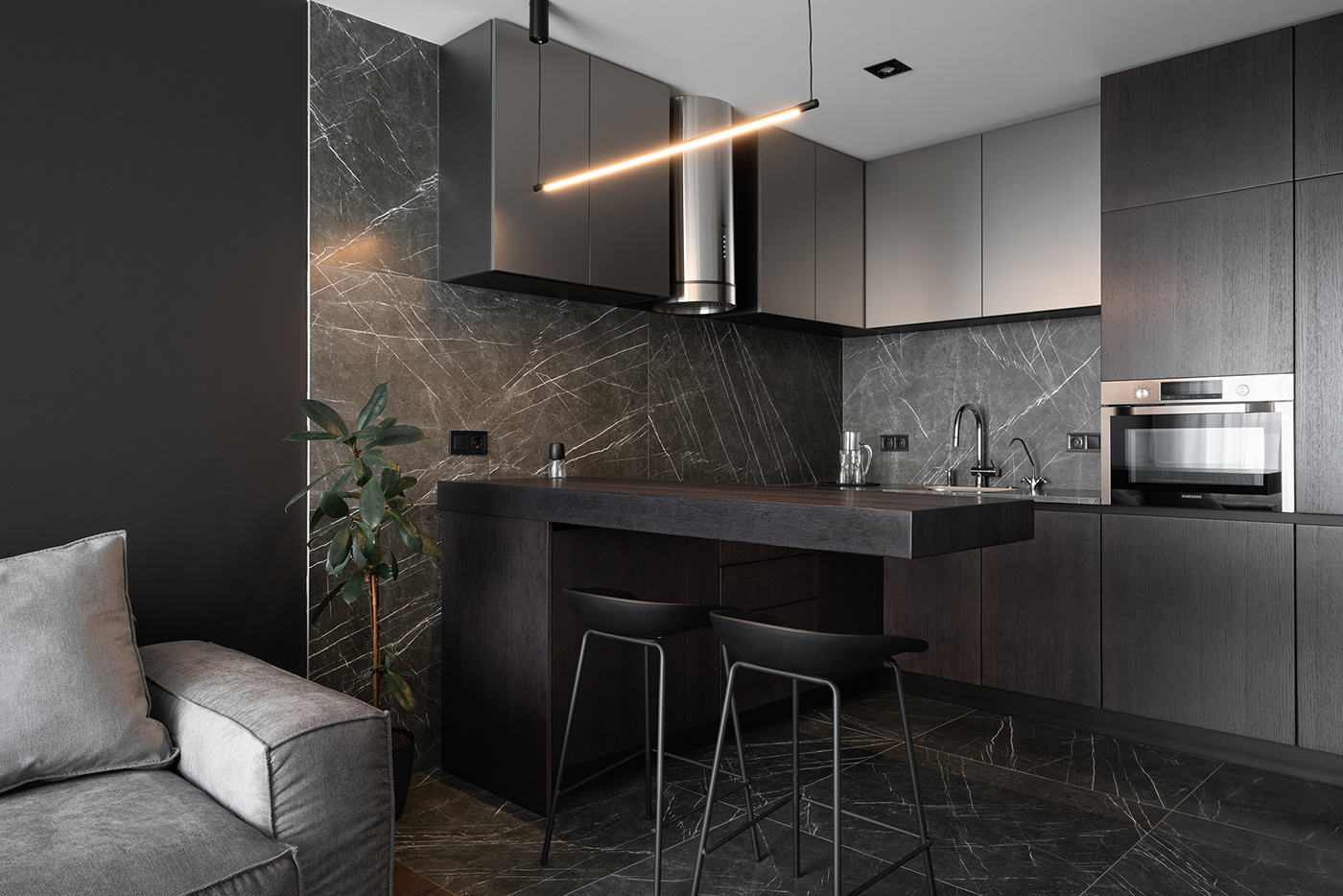 badroom bathroom black design interior design  kitchen design Minimalism