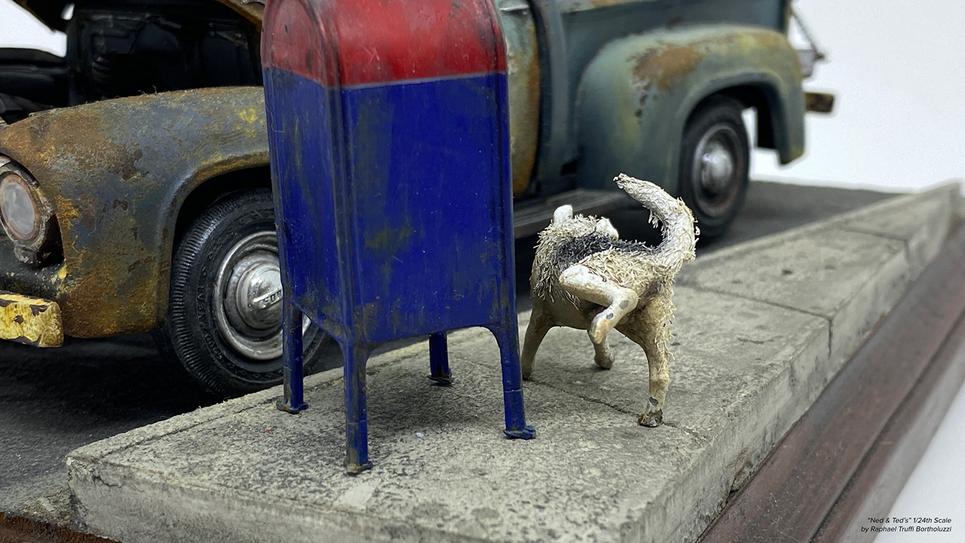 abandoned art artist automotive   crafts   Diorama handmade miniatures painting   Urbandecay