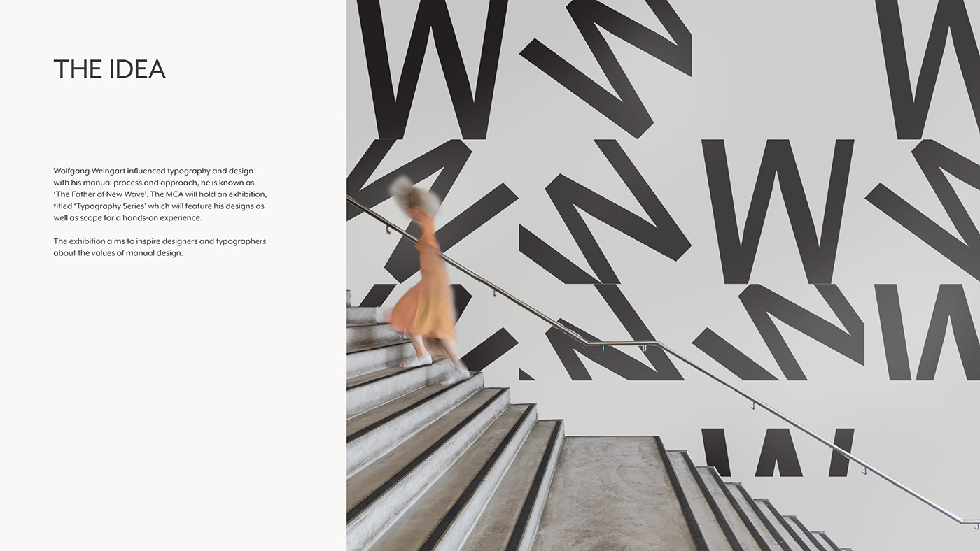 mca typography   graphic design  Communication Design sydney Exhibition  Wolfgang Weingart manual design