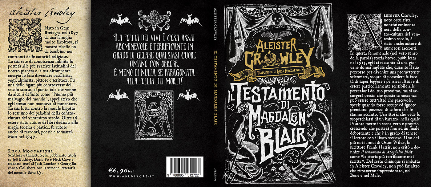 book book project cover book design gothic novel crowley