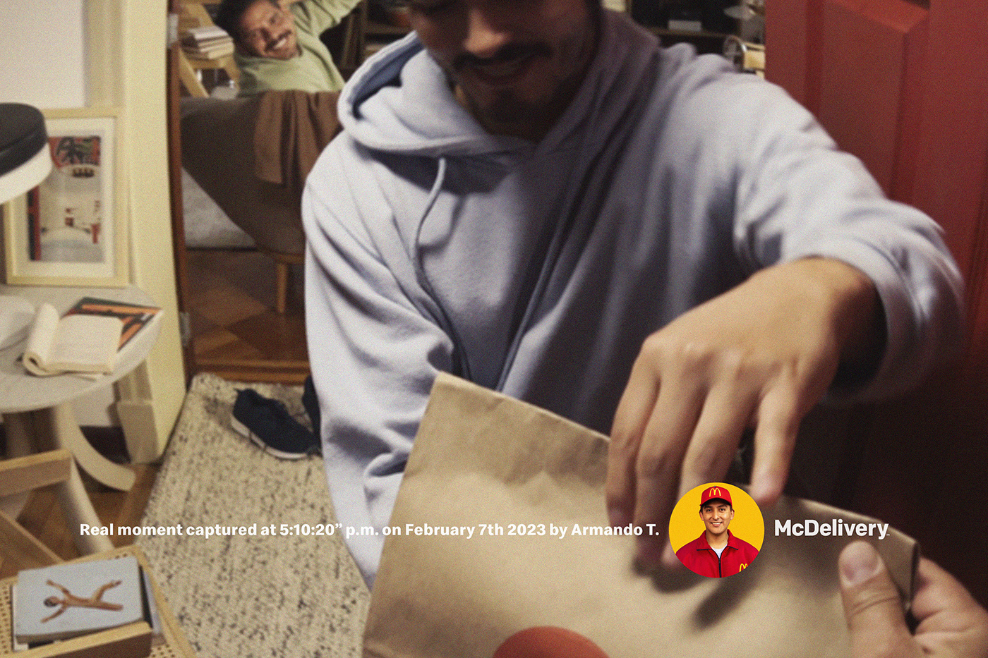 ads campaign McDelivery mcdonald's print