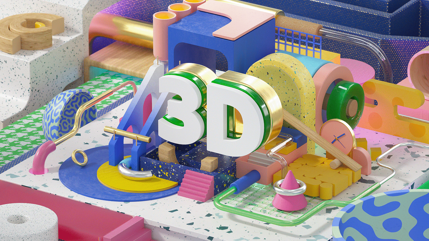 3D adobe Digital Art  graphic design  motion motion design substance video branding  substance3d