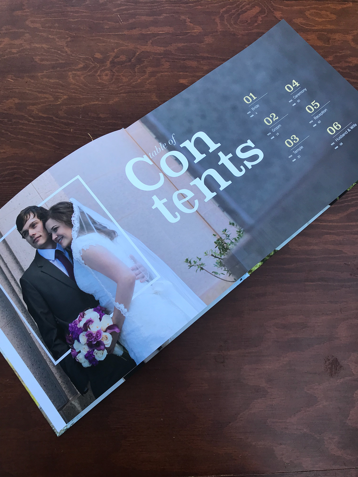WEDDING BOOK printed Album wedding typography   Photography 