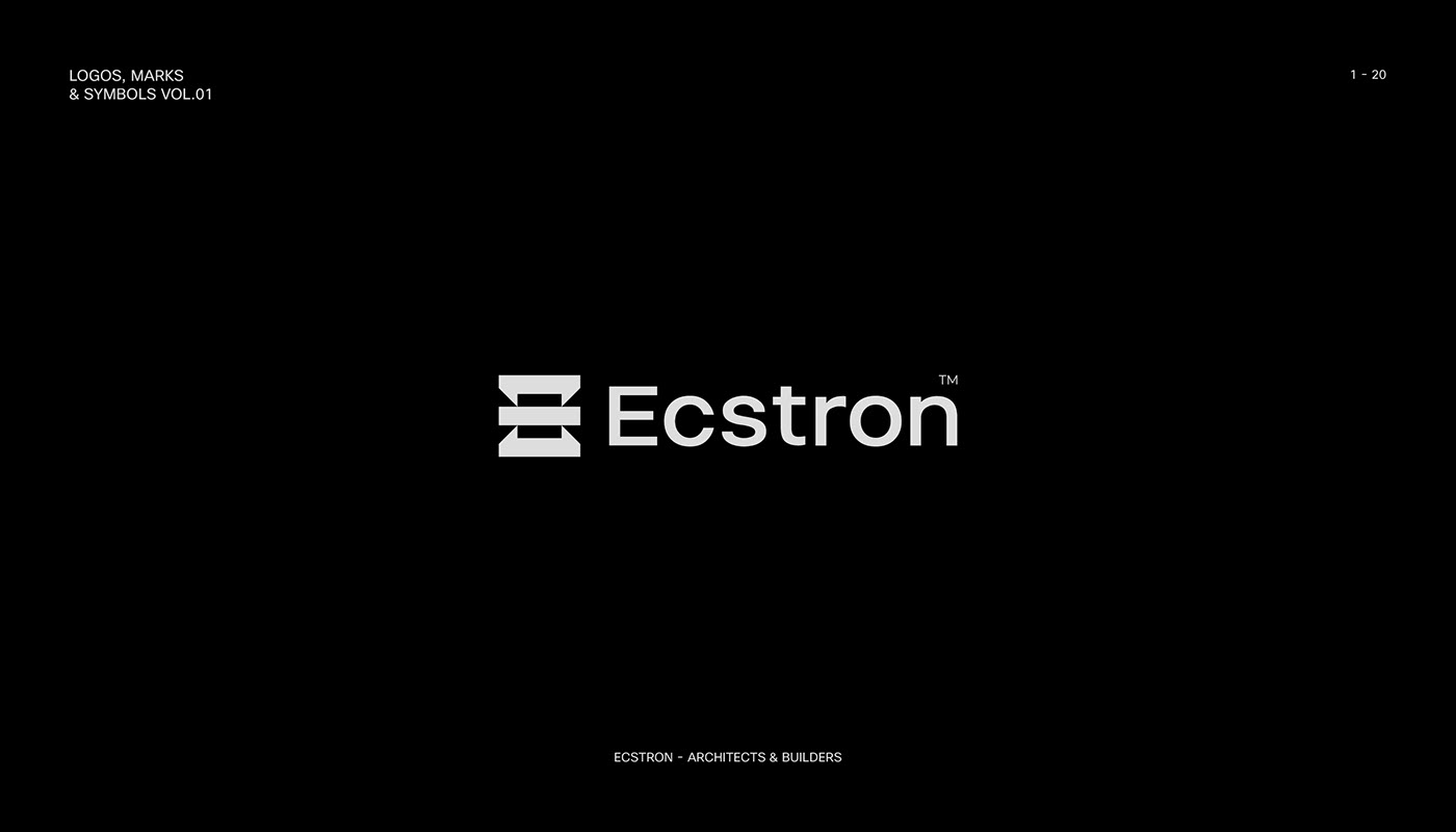 Ecstron logo design