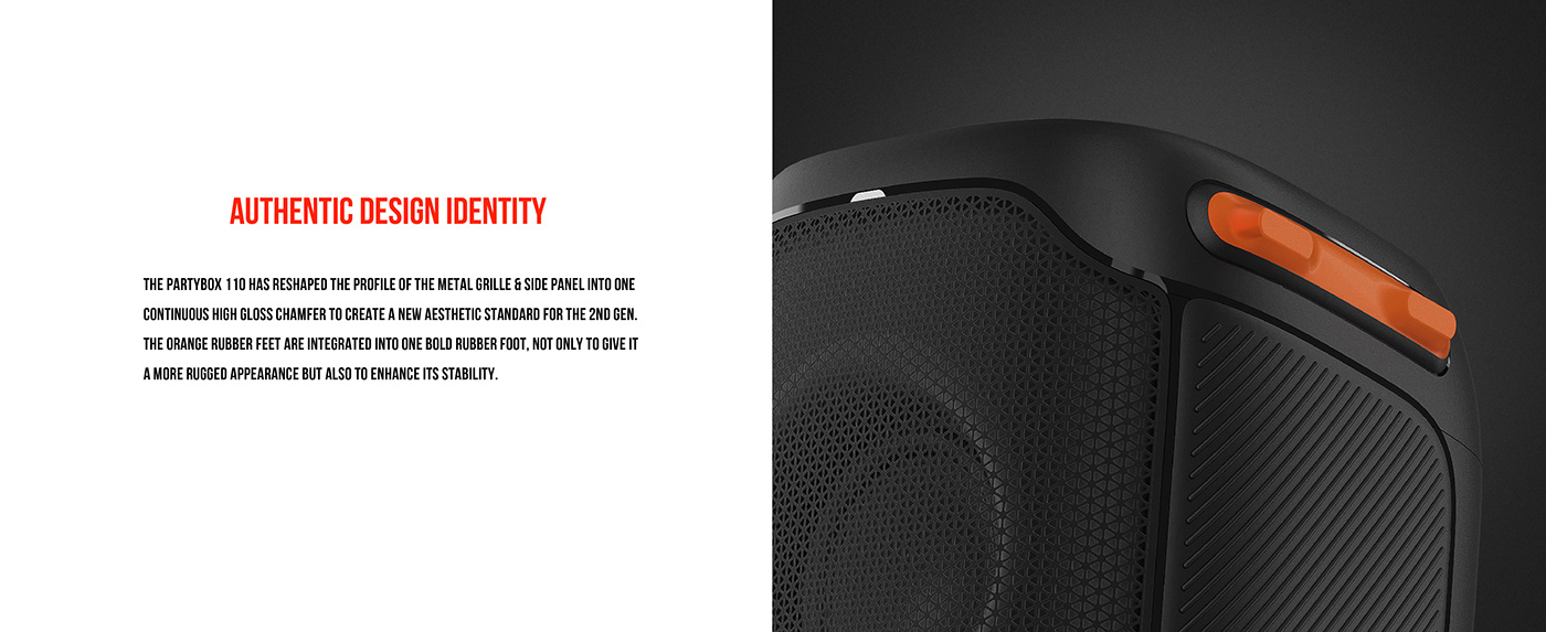 industrial design  product speaker jbl music partyspeaker huemen bluetooth speaker partybox design