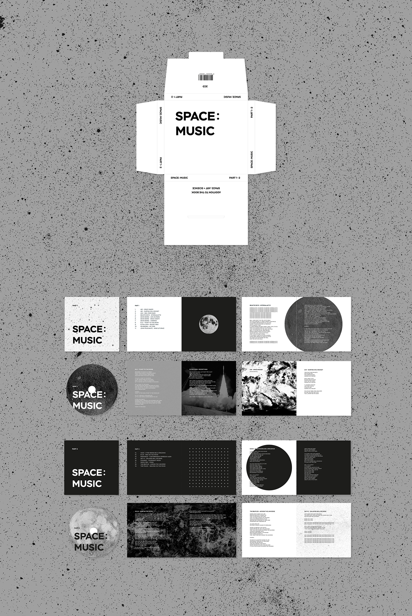 book Space  Layout editorial art science
