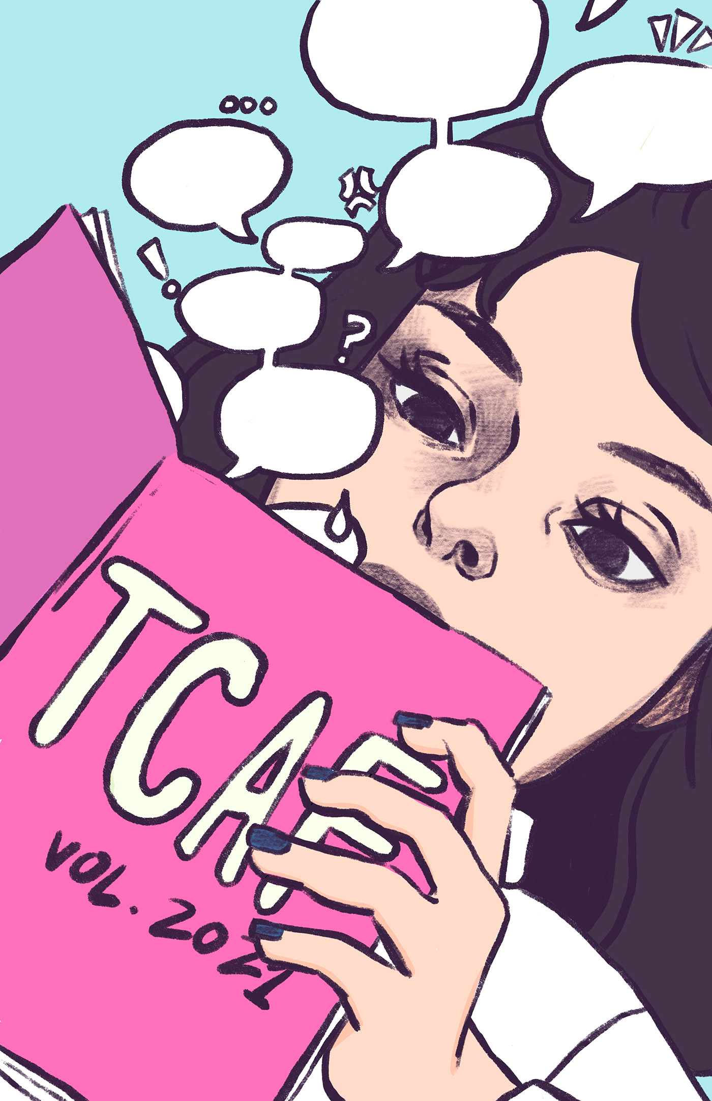 comic comics digital OCADU personal poster Reading student TCAF Toronto
