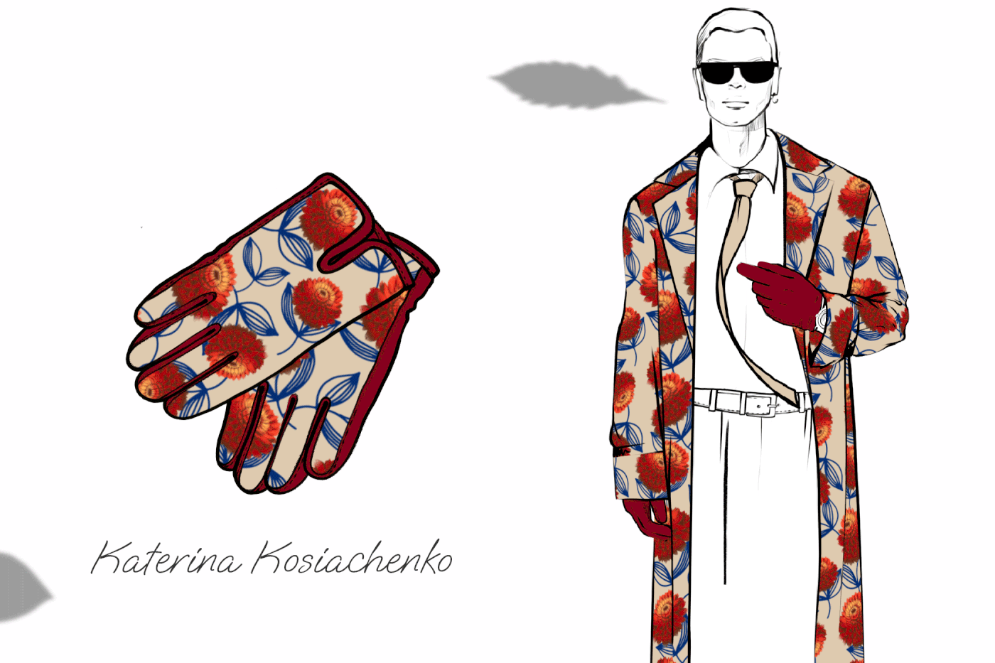 autumn Collaboration comercial Fashion  men's fashion pattern pattern design  seamless pattern textile textile design 