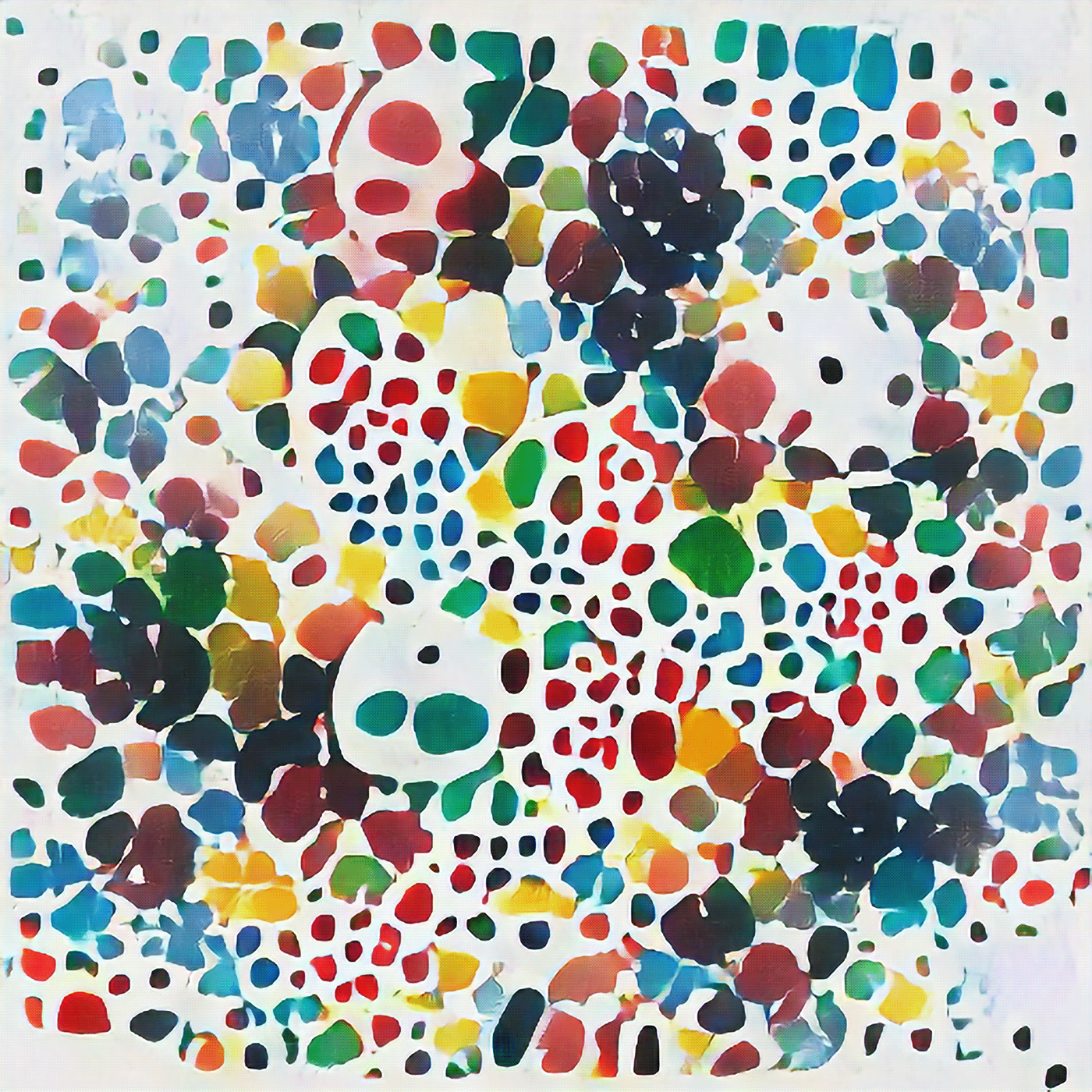 abstract ai artificial intelligence colorful Damien Hirst digital generative generative art nft nftart