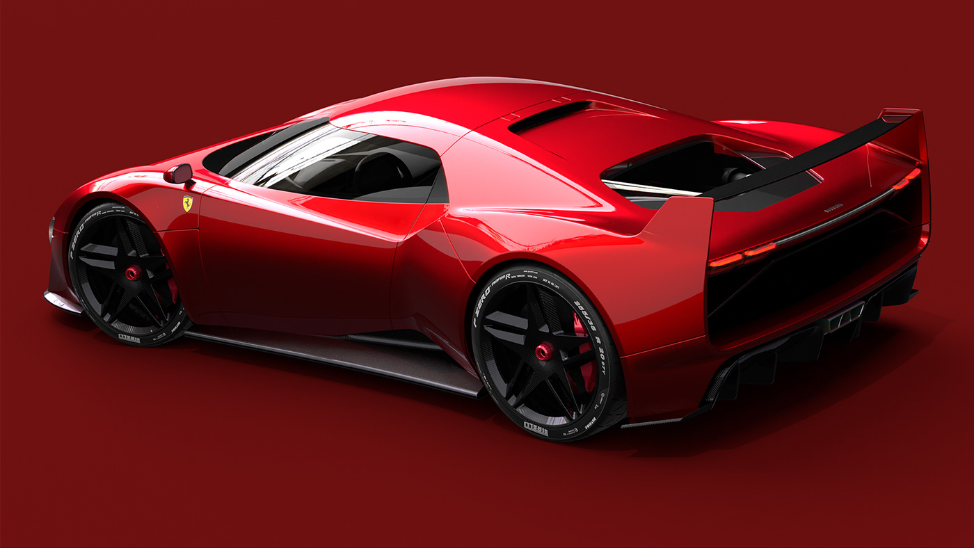 Automotive design car design concept car F40 Ferrari F40 FERRARI supercar Transportation Design Alias blender