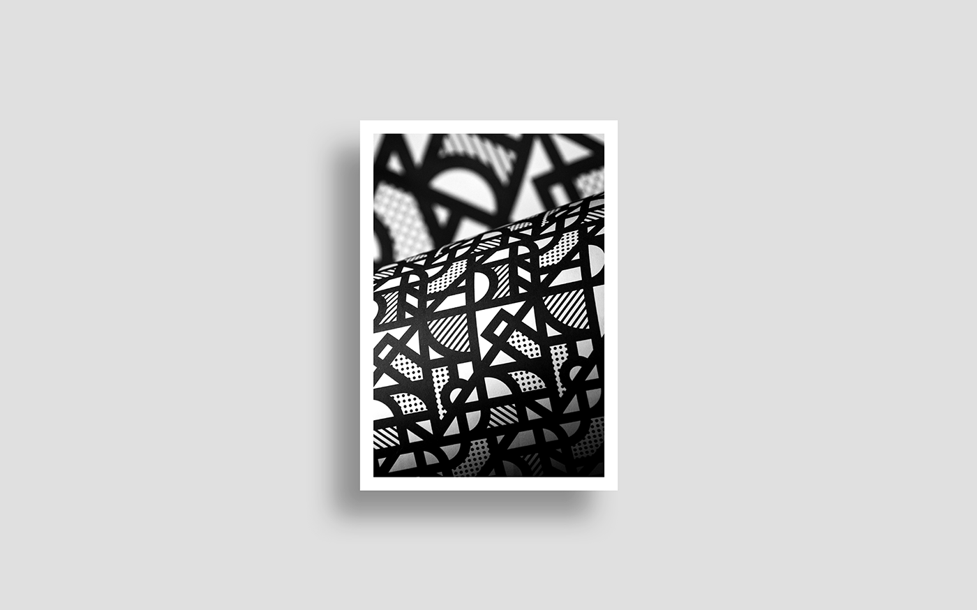poster graphic design  pattern vector geometry print design visual black and white art
