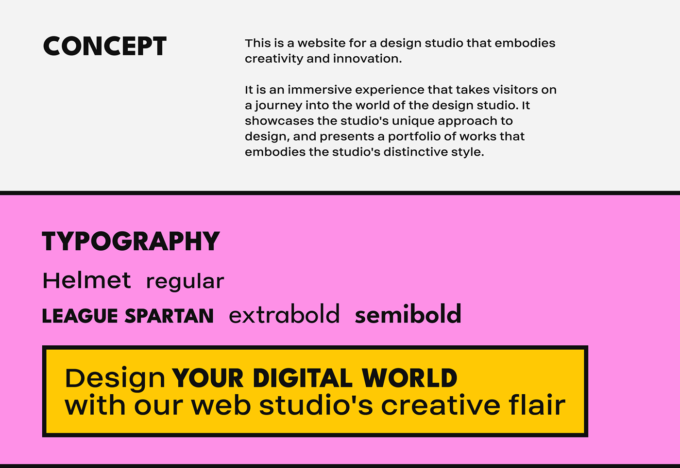 #website Brutalism designer designinspiration Figma landing page site UI/UX Web Website Design