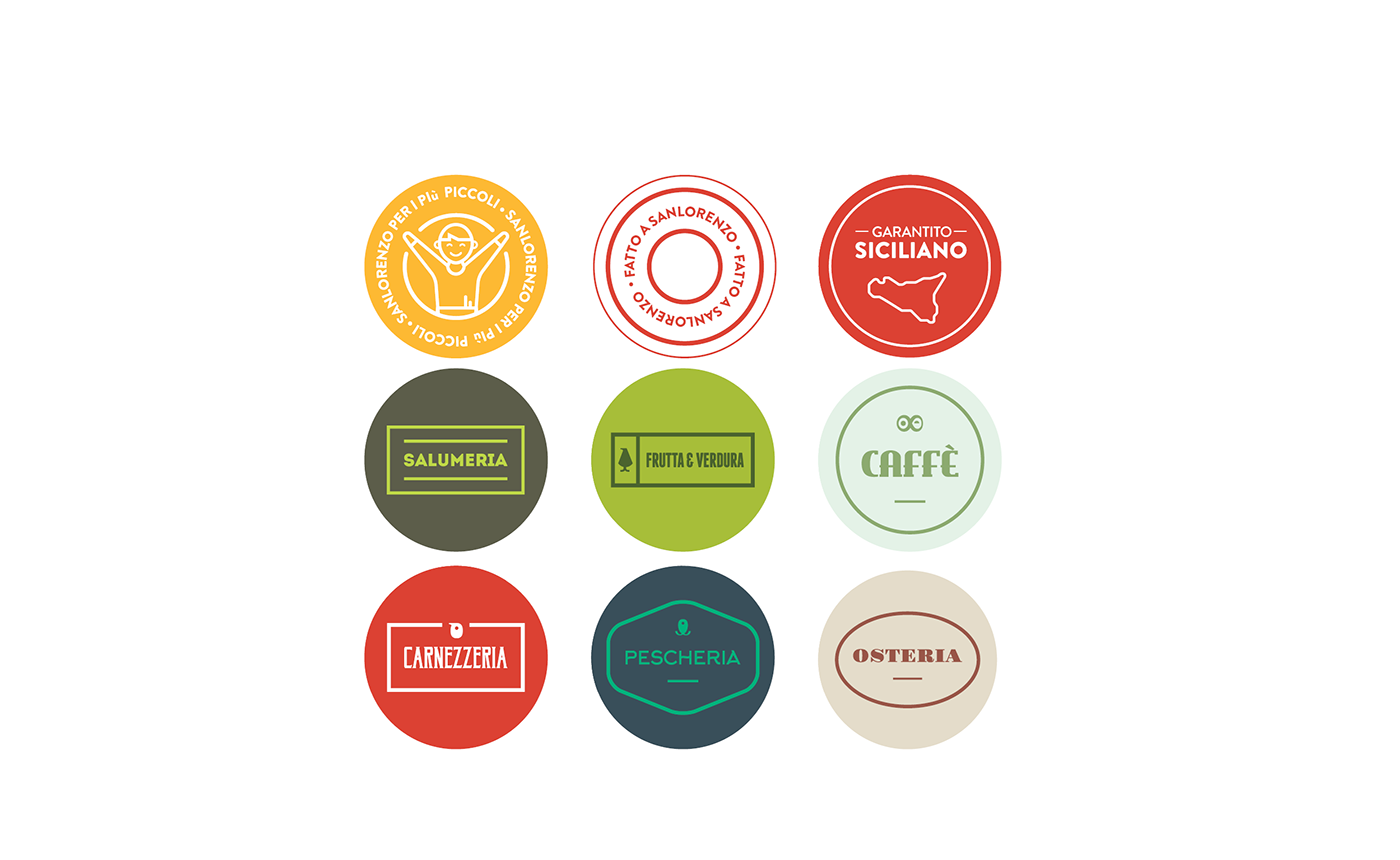 Icon brand brandidentity graphic design motiongraphics Label identity sicily pattern Food  Pack market infographic Signage