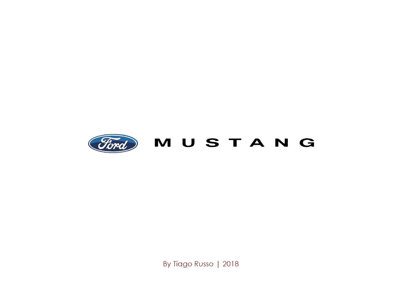 black car design digital Drawing  Ford ILLUSTRATION  muscle Mustang Racing