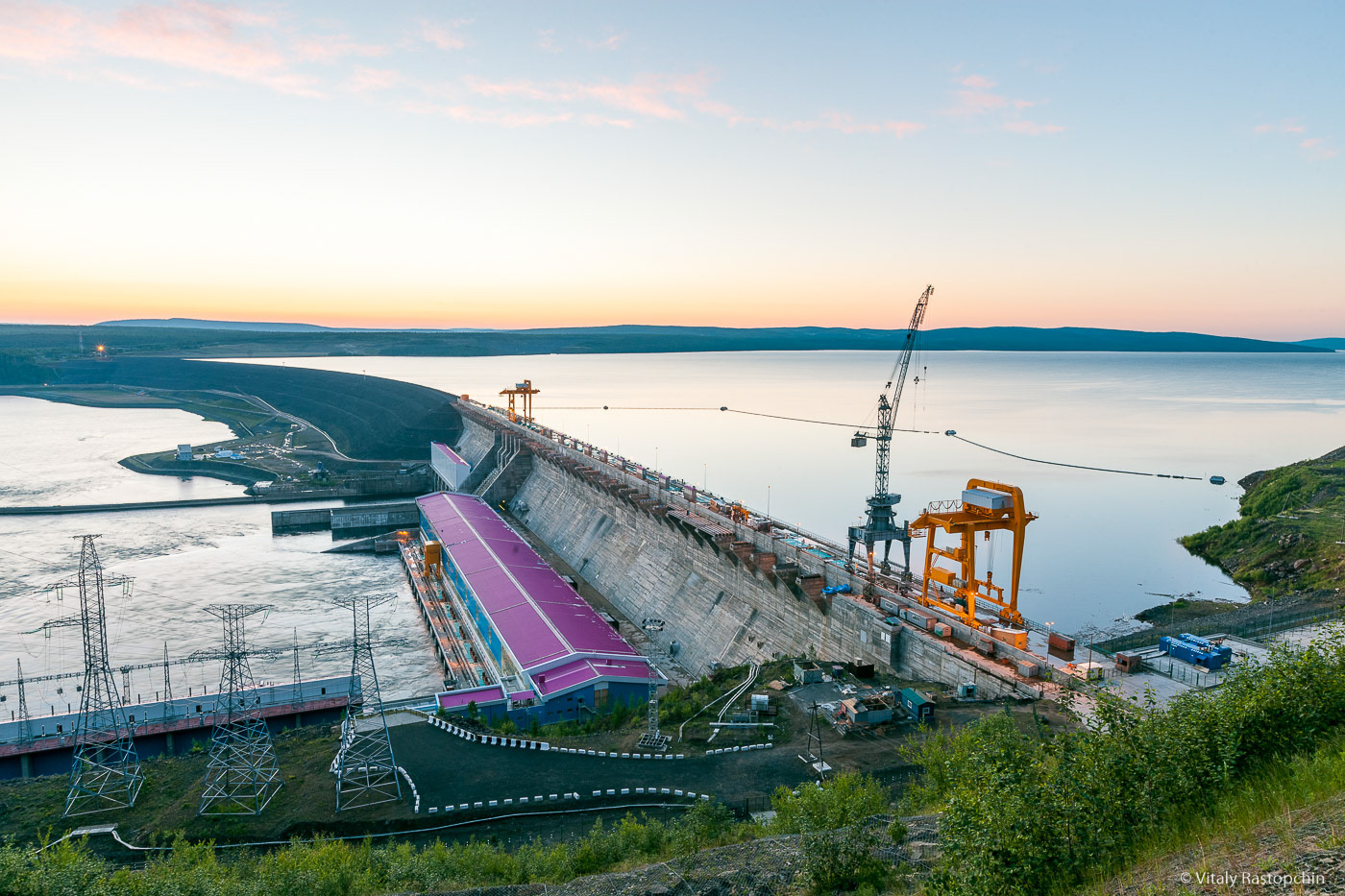 hydroelectric power STATION Hydroelectric power power station vitrastopchin GES industrial rushydro РусГидро