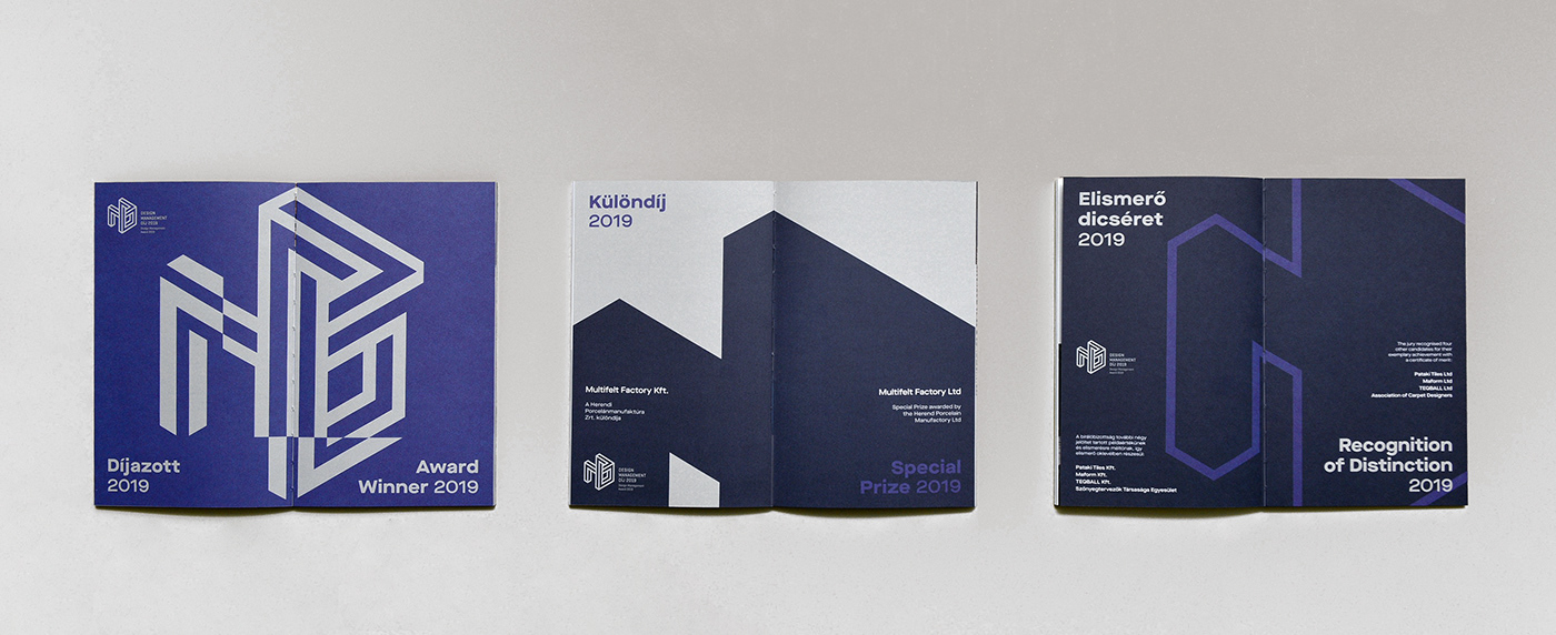 editorial award book Exhibition  purple hungary typography   brochure binding spine