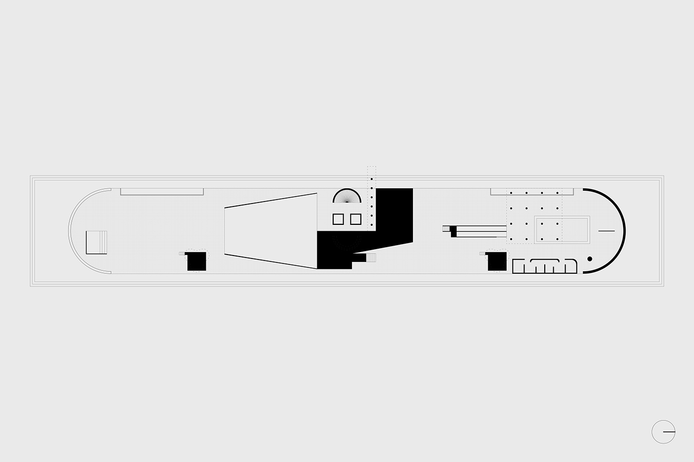 modern architect Le Corbusier minimal geometric design vector Isometric inspire photoshopmix