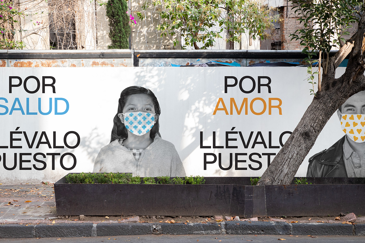 campaign colour Coronavirus COVid governmental graphic design  mexico mexico city poster type