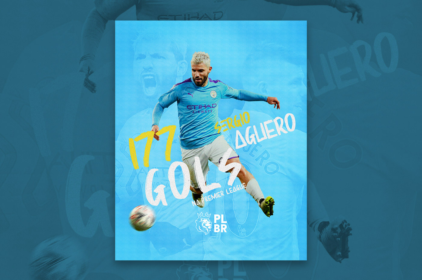 edição de imagens football futebol graphic design  photomanipulation Poster Design Premier League soccer social media sport design