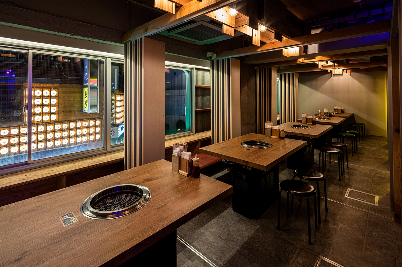 korean restaurant restaurant Korea japan Space design