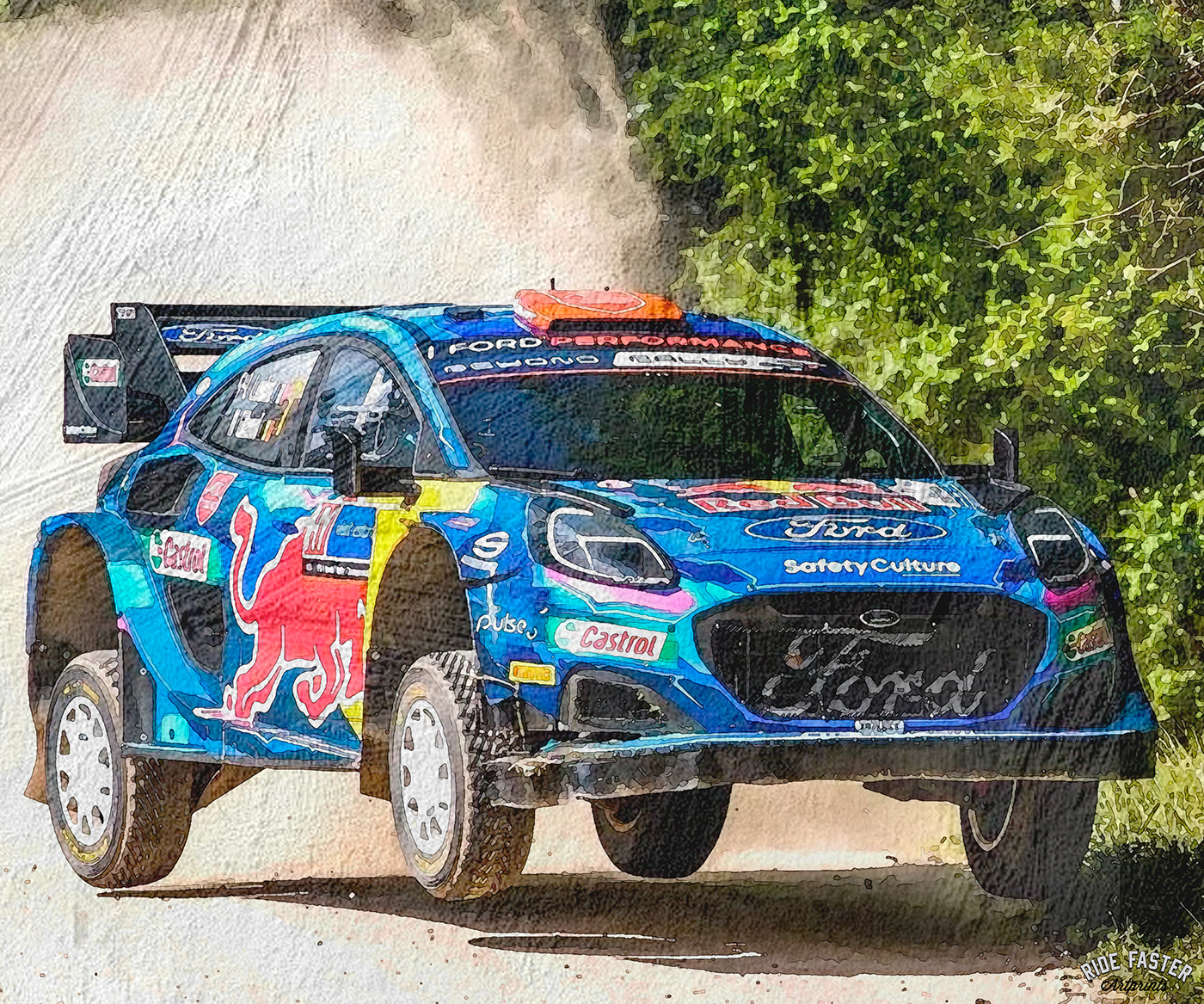 WRC rally Toyota Yaris GR FORD PUMA racing art Motorsport automotive   Digital Art  ILLUSTRATION  hyundai i20n