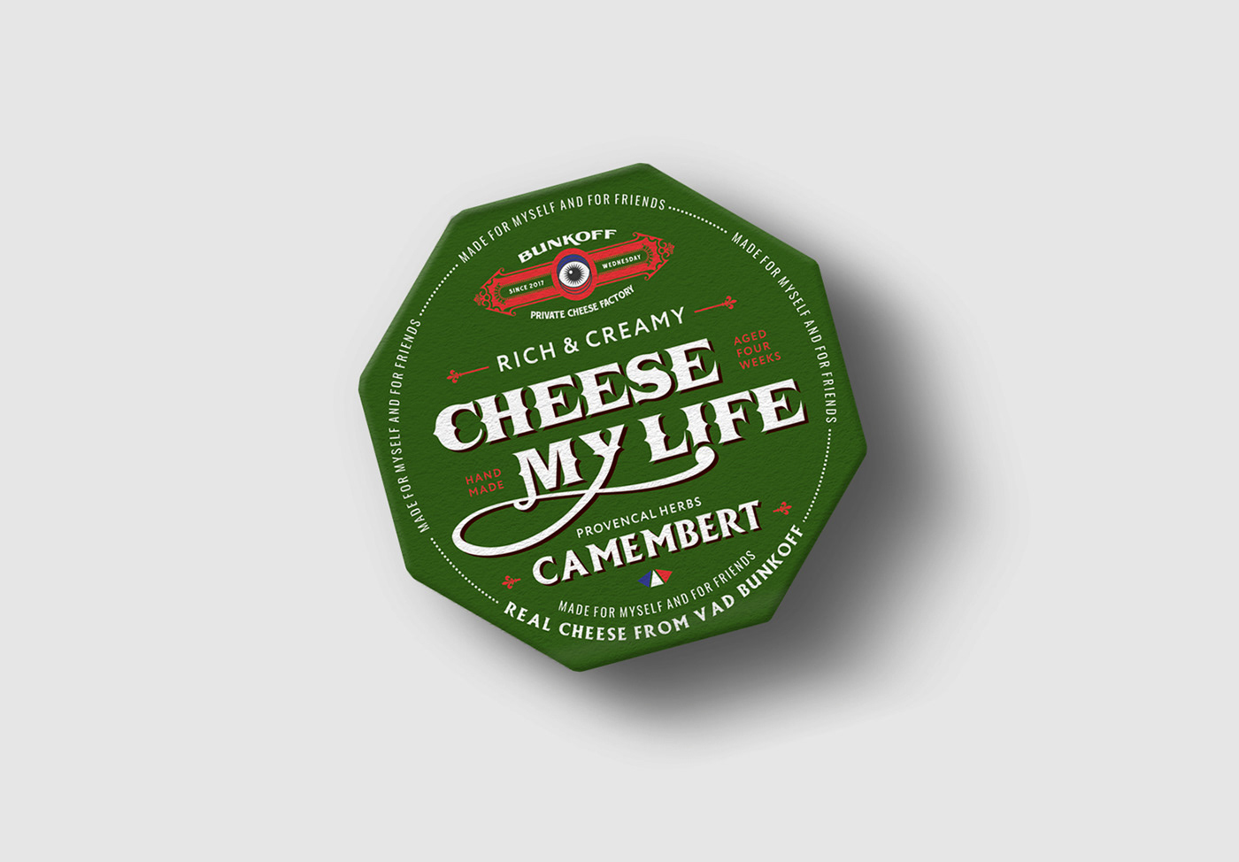 Camembert Cheese design Packaging packaging design
